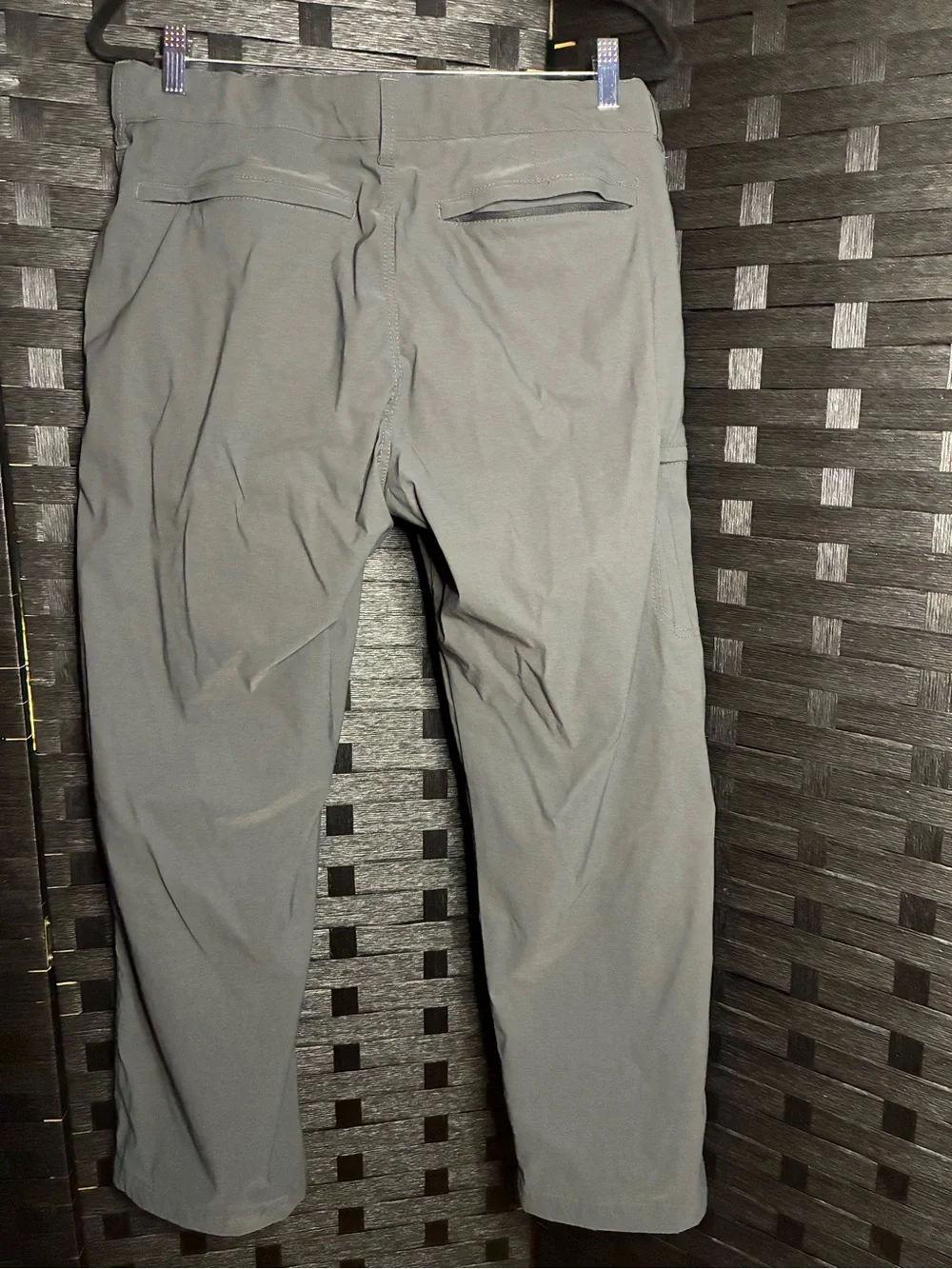 Men's Gray Cargo Pants - Classic Utility Trousers